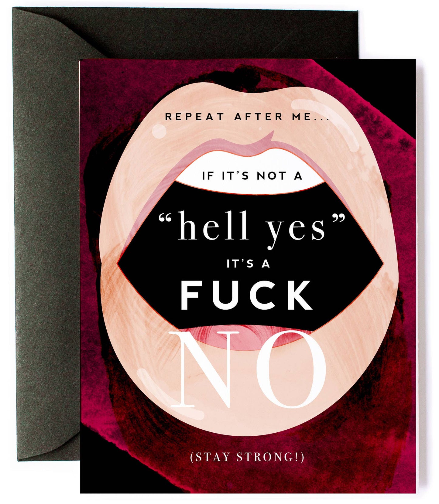 Hell Yes, Women Empowerment - Friendship Greeting Card