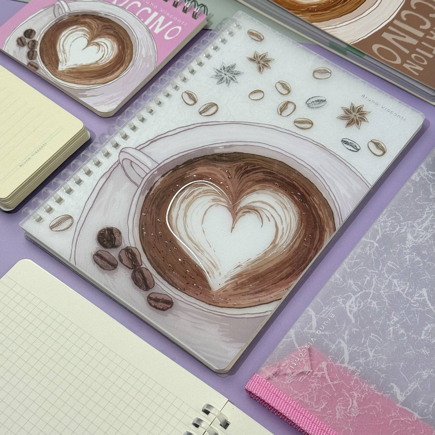 Medium Flex Spiral Notebook - Cappuccino