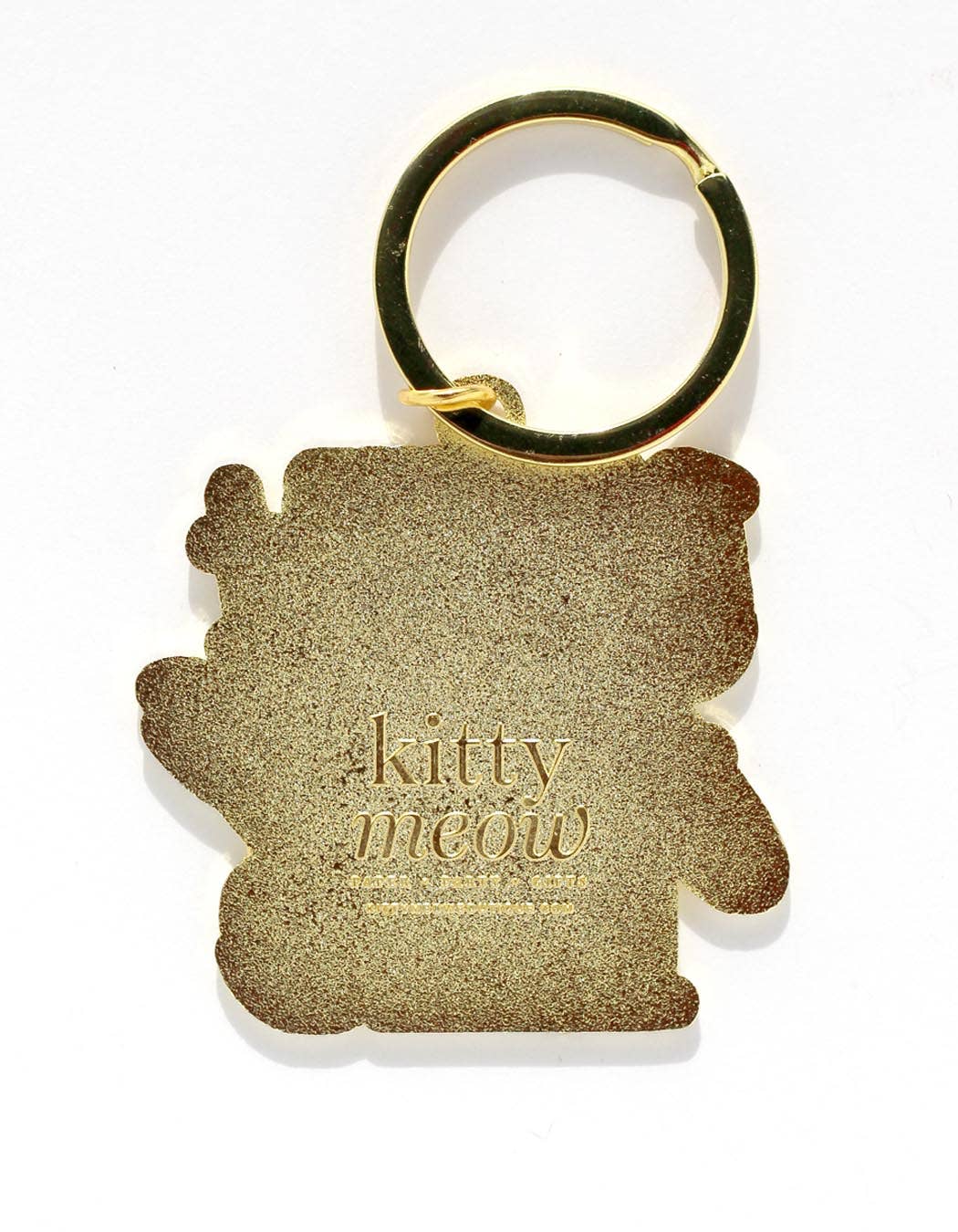 Live Your Best F-ing Life Sweary Inspirational Gold Keychain