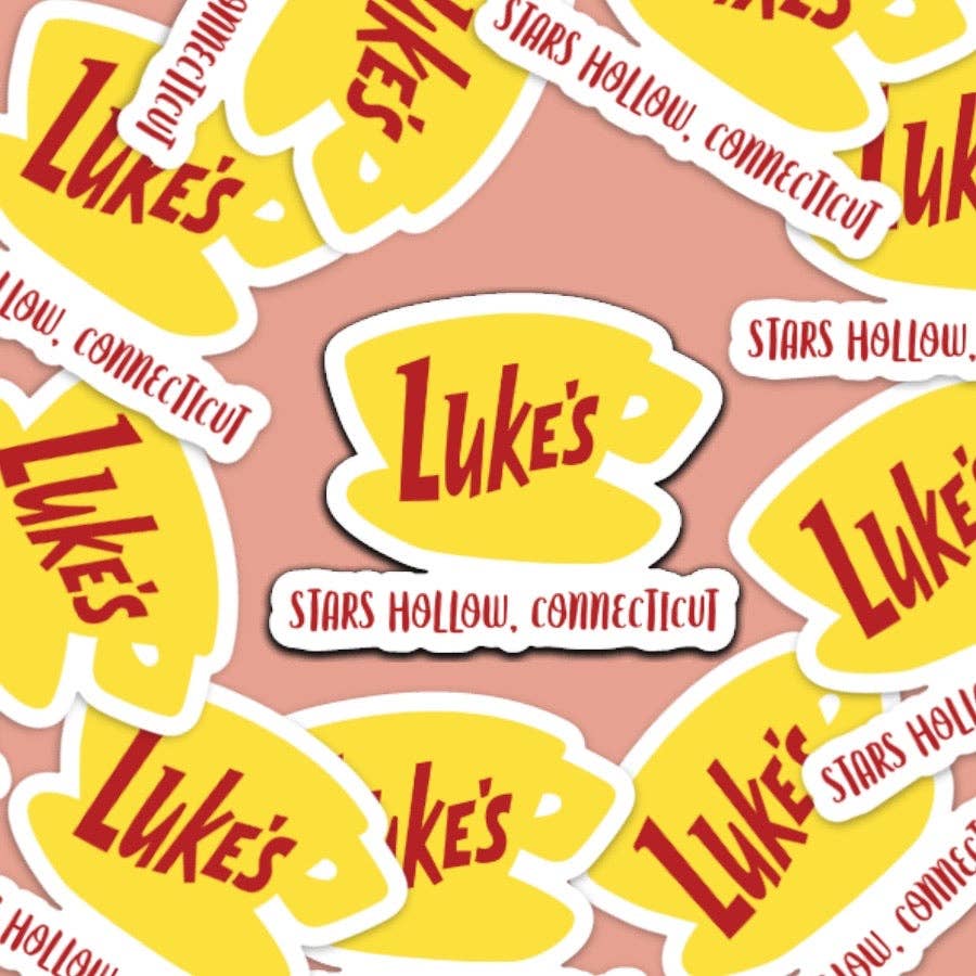 Gilmore Girls Luke's Diner Vinyl Sticker