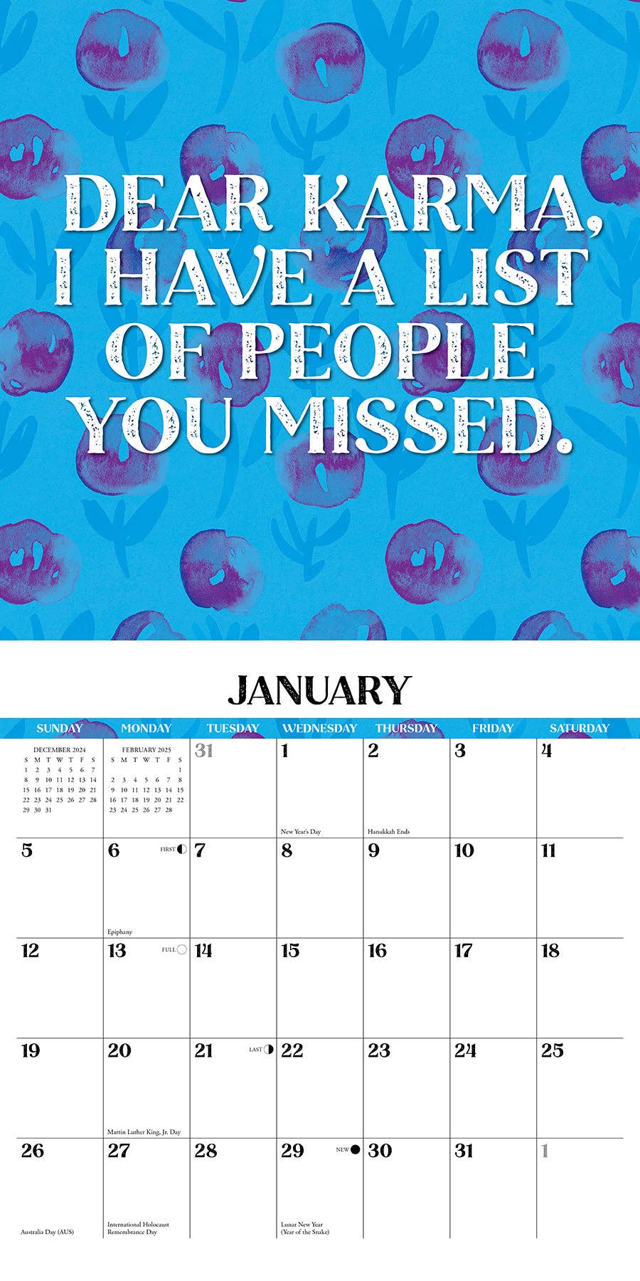 Make Every Day Your Bitch 2025 Wall Calendar