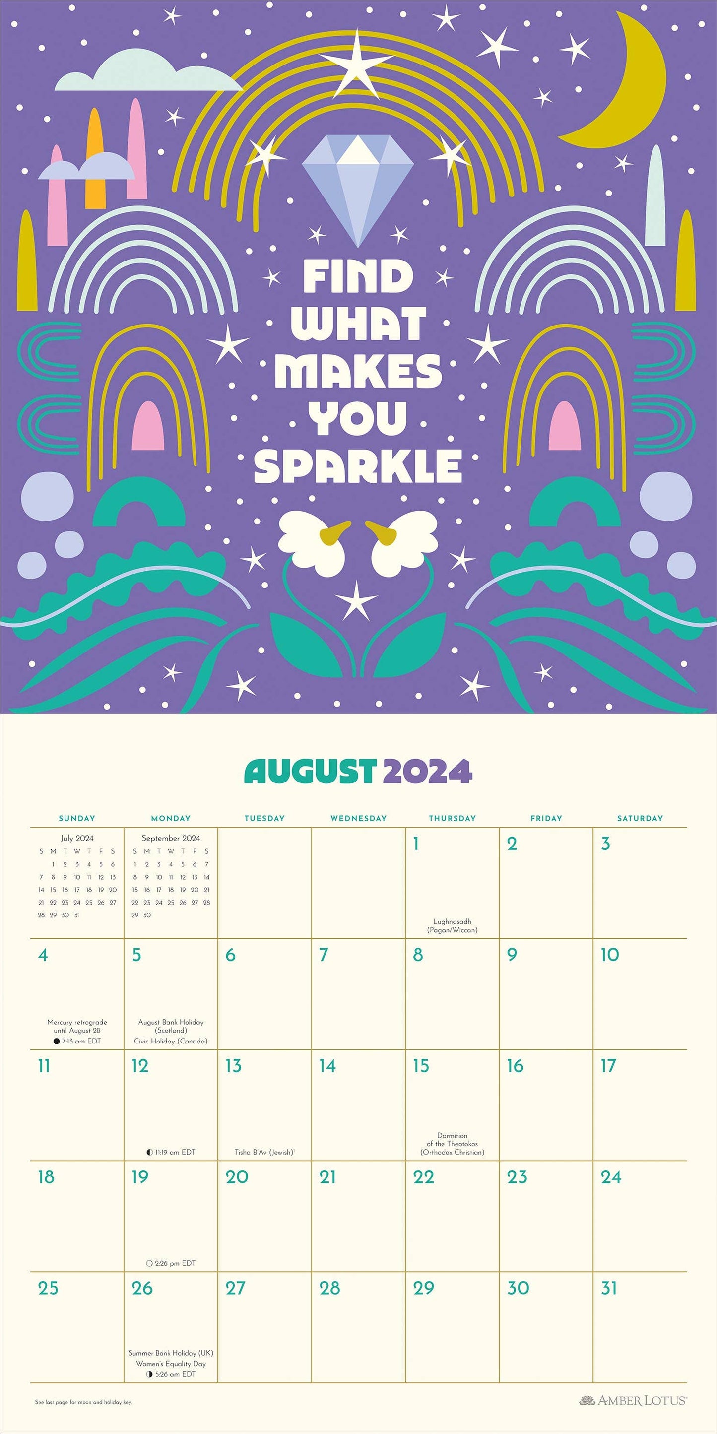Elizabeth Olwen 2024 Wall Calendar: All Is Full of Wonder