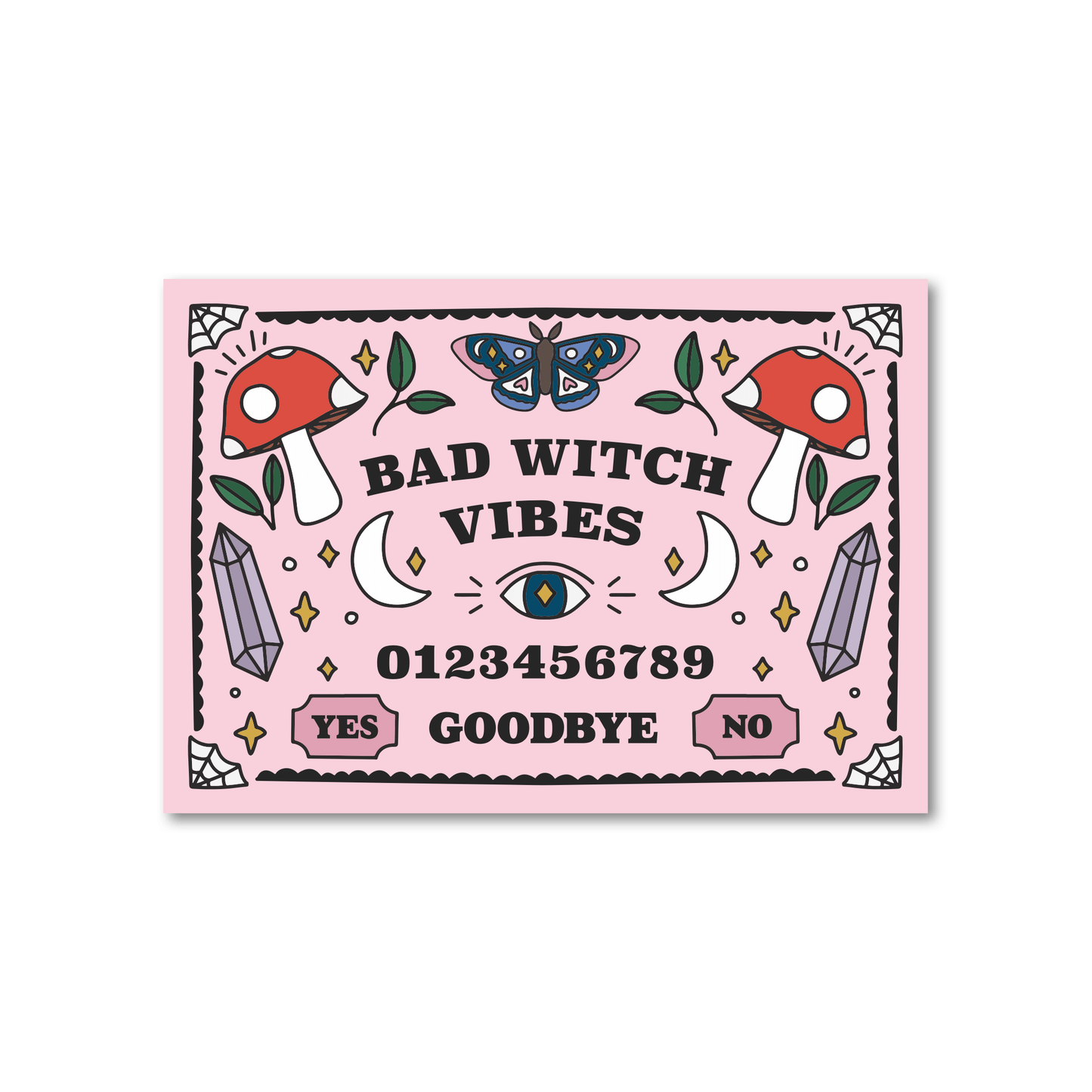 Bad Witch Vibes Vinyl Sticker