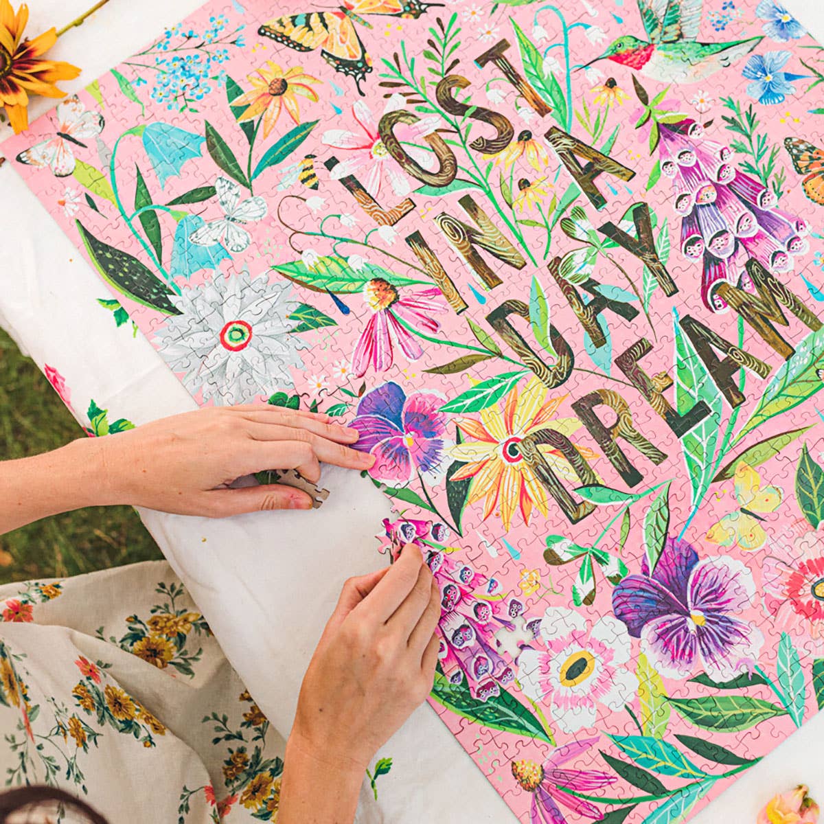 Katie Daisy Jigsaw Puzzle: Lost in a Daydream