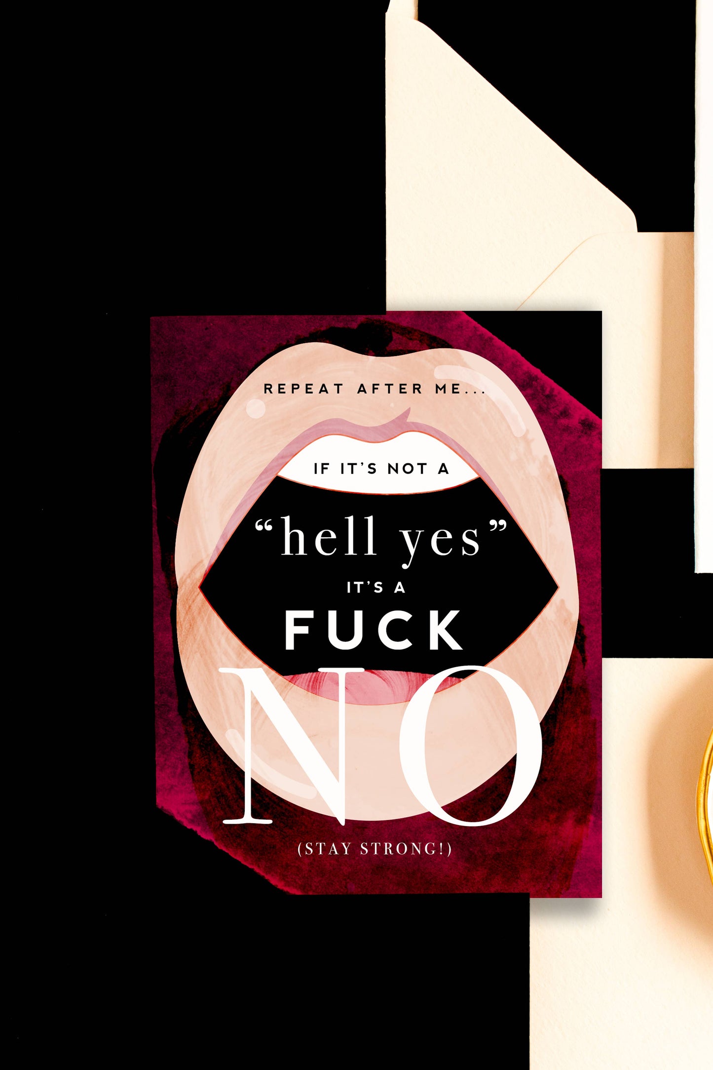 Hell Yes, Women Empowerment - Friendship Greeting Card