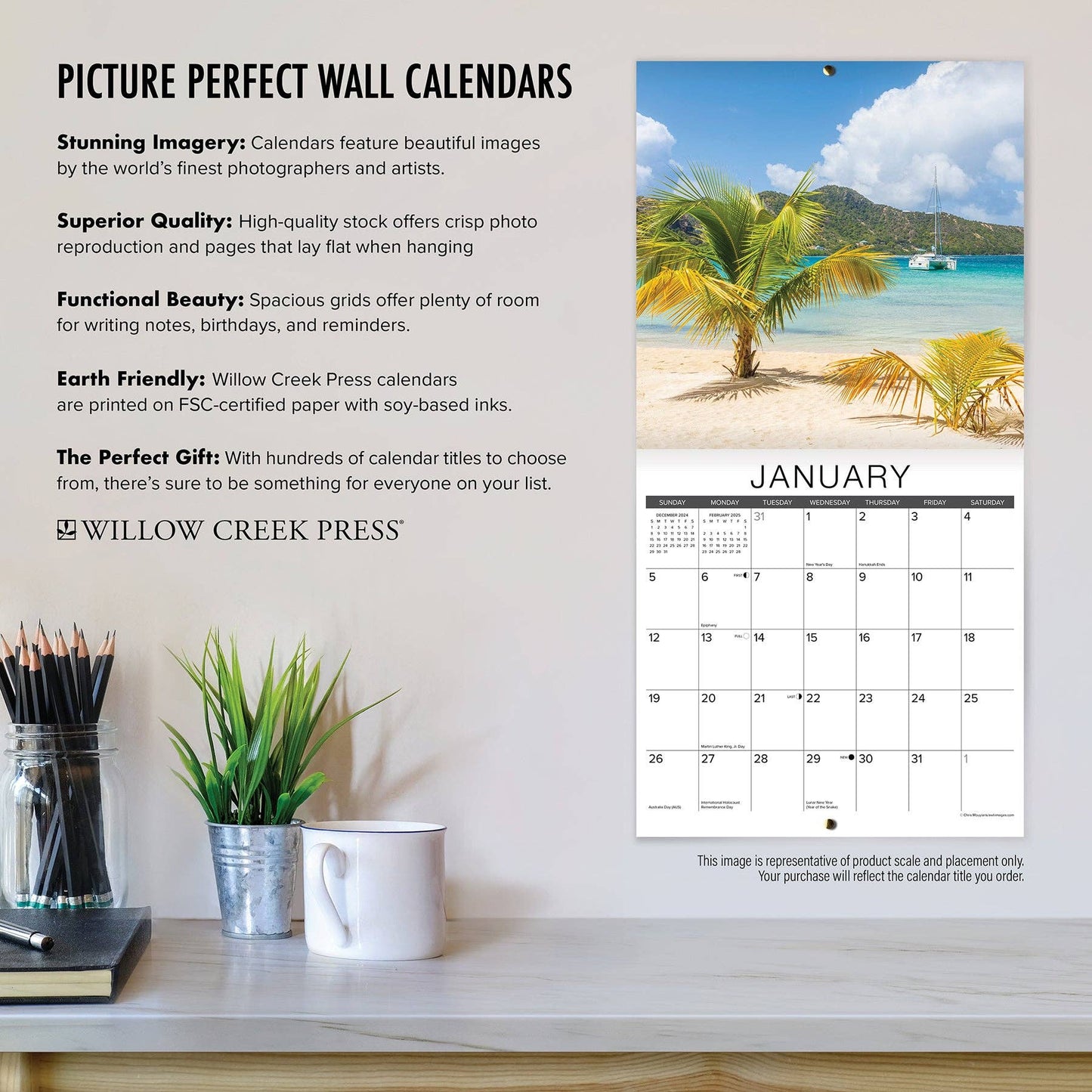 F*ck It Floral 2025 Wall Calendar