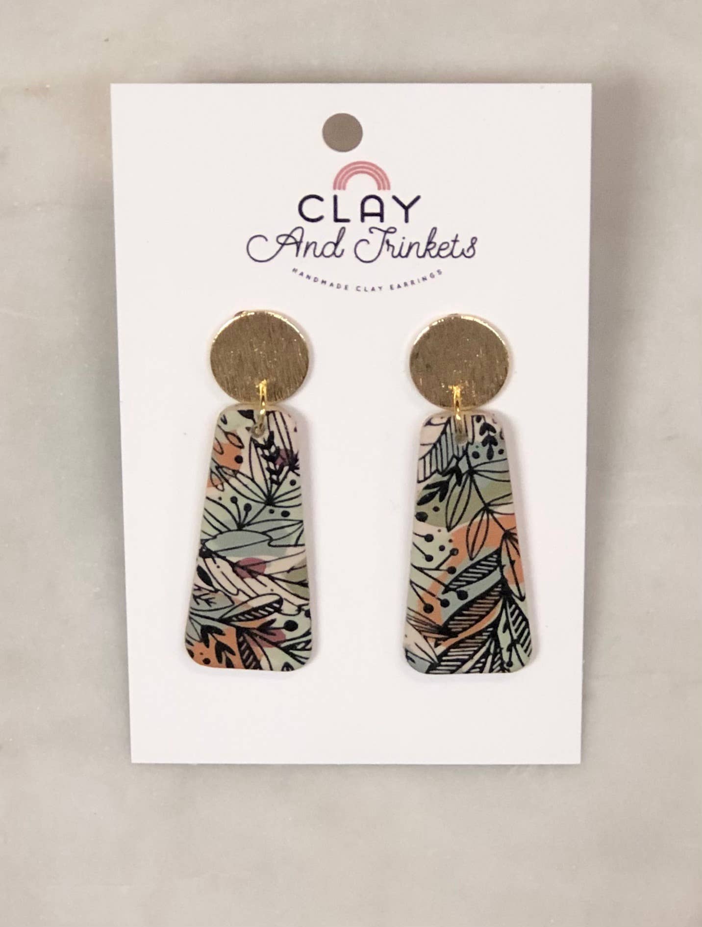 Olivia Botanical Dangle Earrings