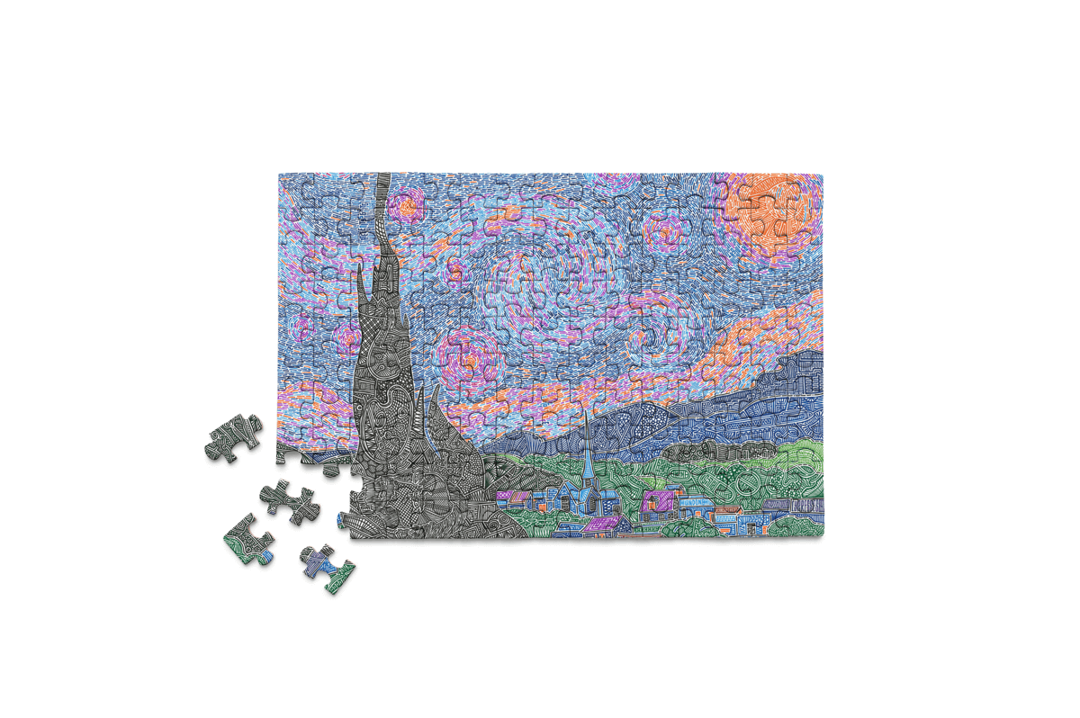 Van Gogh Starry Night Micro Puzzle