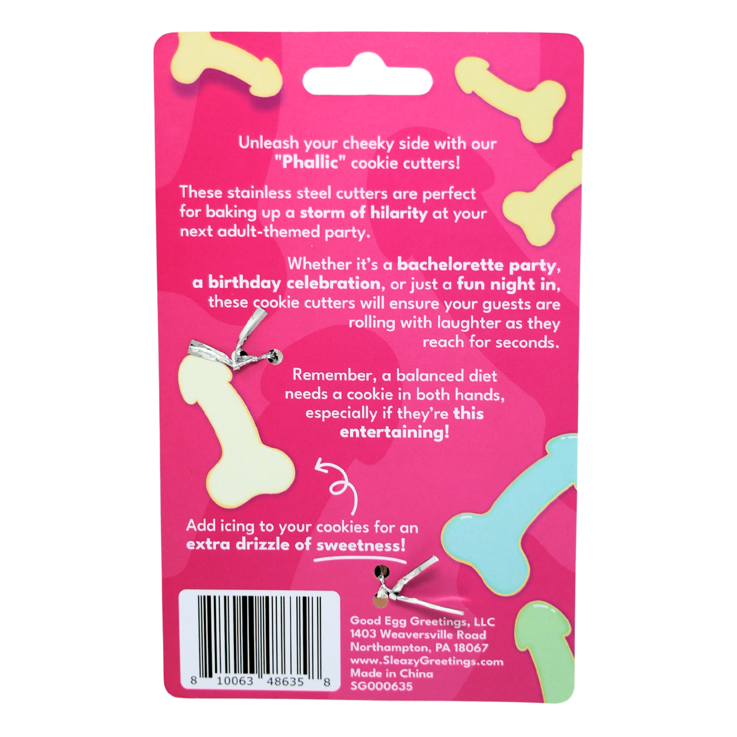 3 Piece Penis Cookie Cutter Set