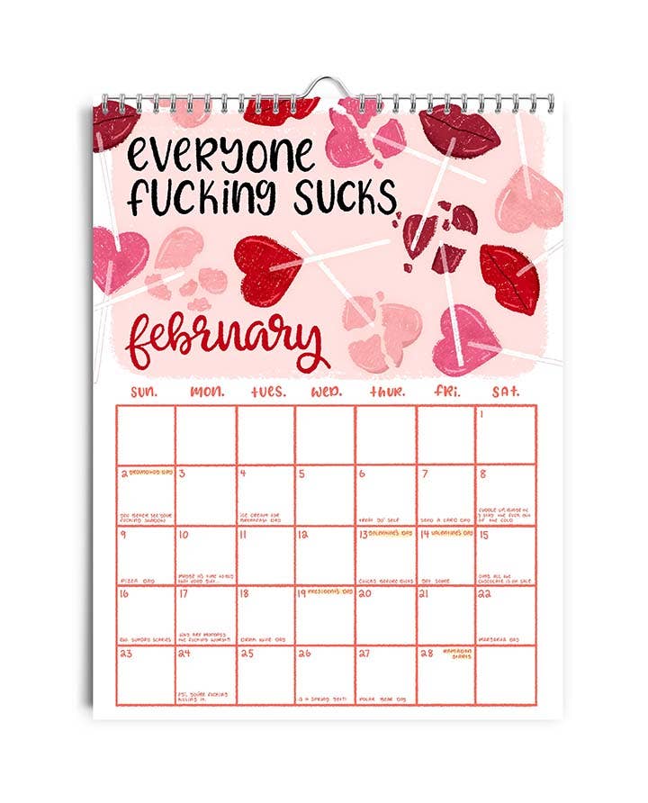 2025 Calendar - Here we Fucking Go Again (PRE-ORDER)