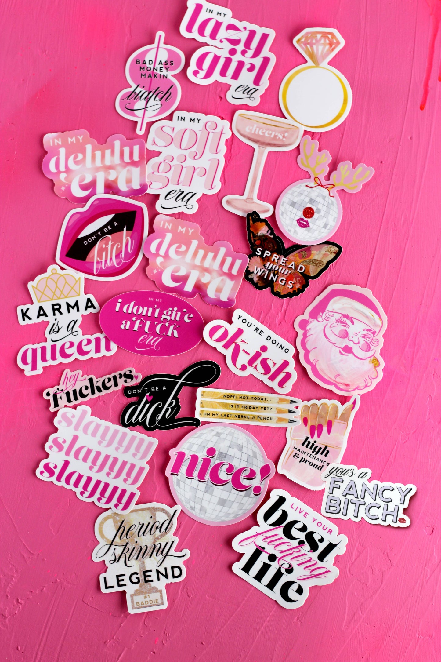 Hey F*ckers Sweary, Bold, Witty Waterproof Vinyl Sticker