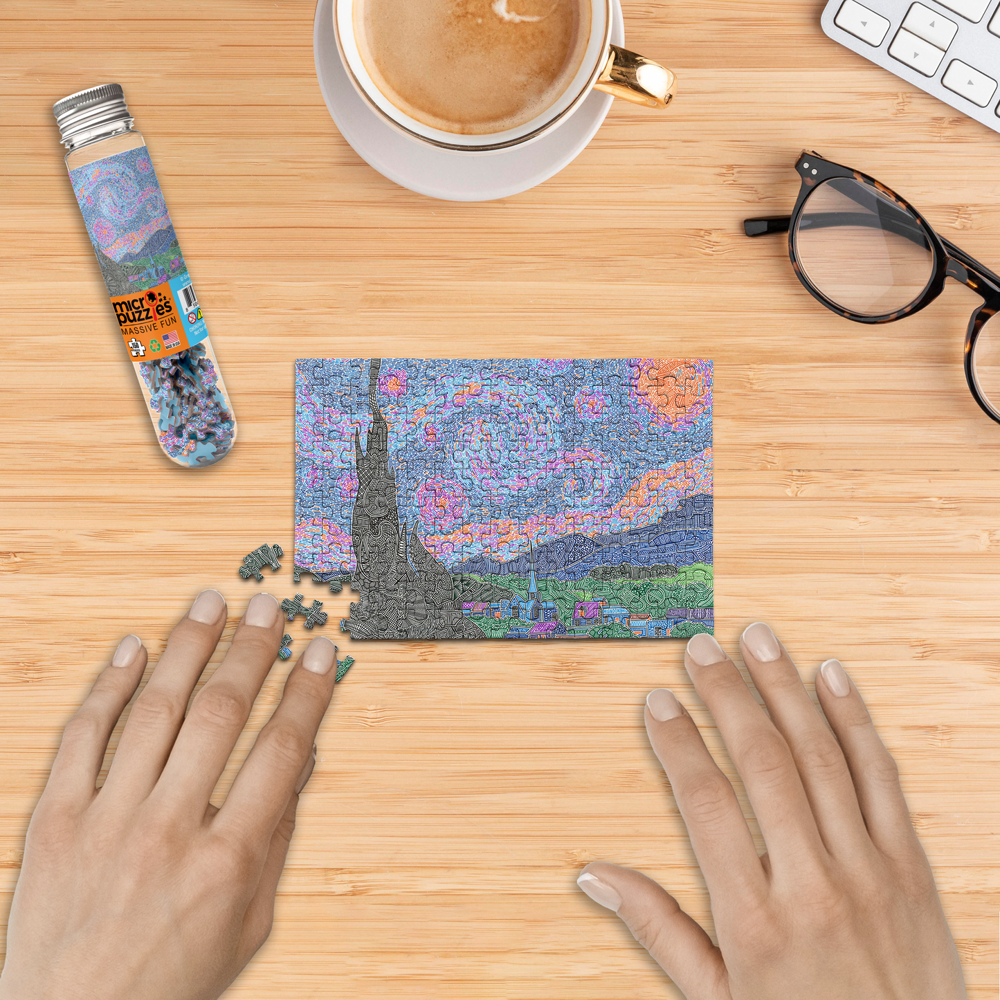 Van Gogh Starry Night Micro Puzzle