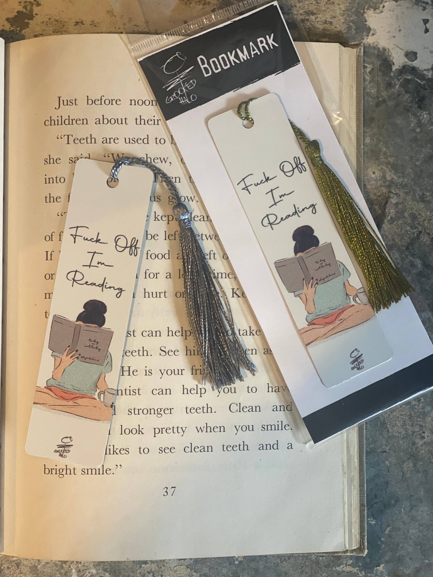 Fuck Off I’m Reading Metal Bookmark