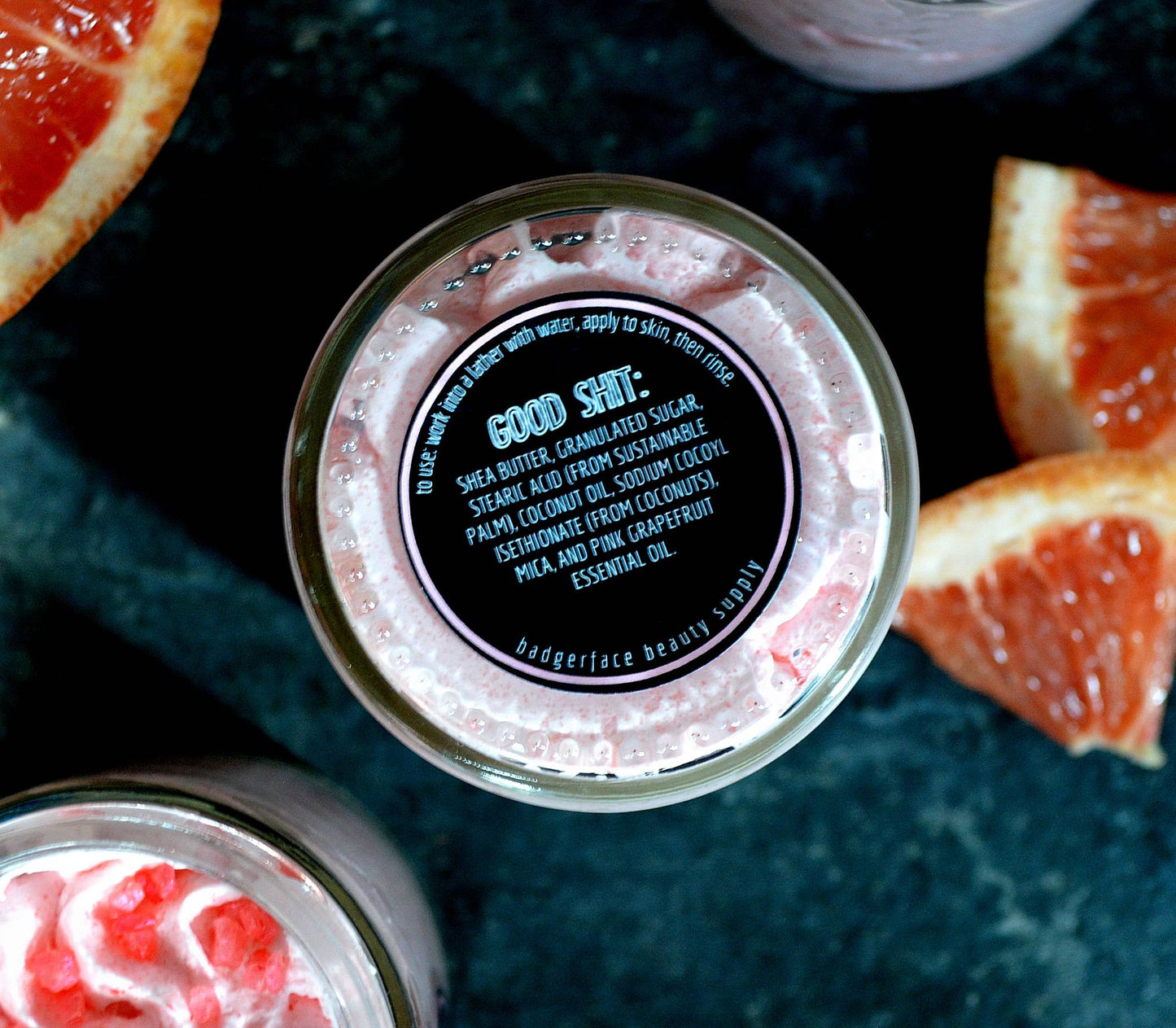 Zesty as Fuck Pink Grapefruit Natural Sugar Scrub
