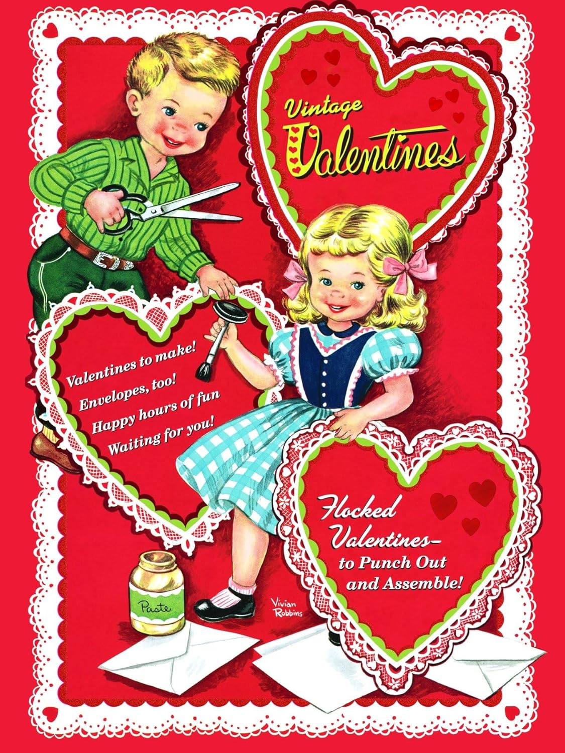 Vintage Valentines (Press Out Punch Out Book)