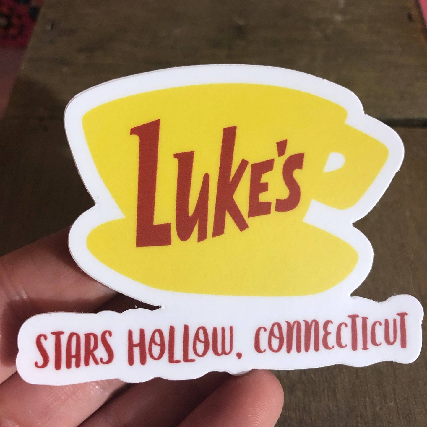 Gilmore Girls Luke's Diner Vinyl Sticker
