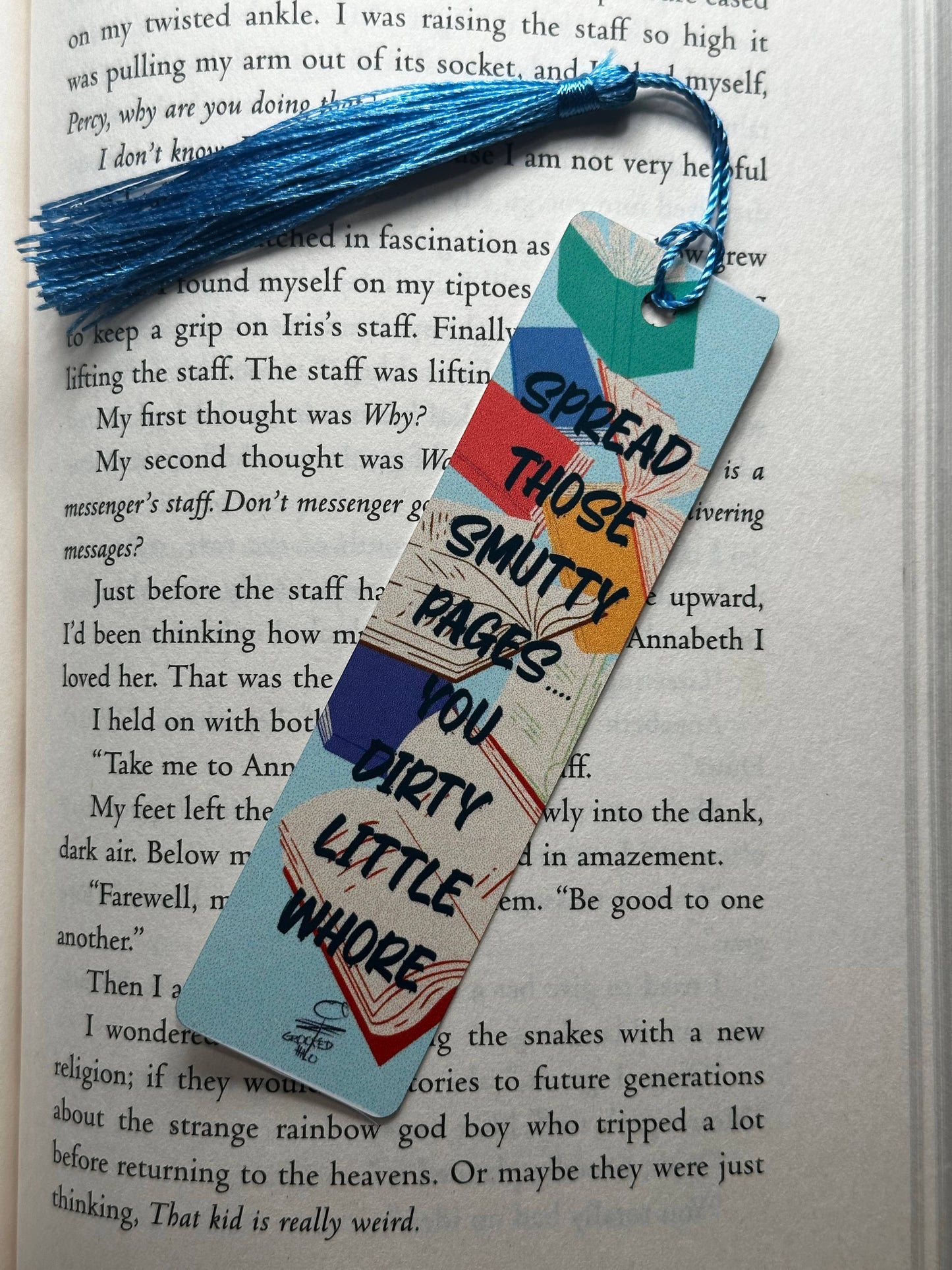 Smutty Pages Metal Bookmark