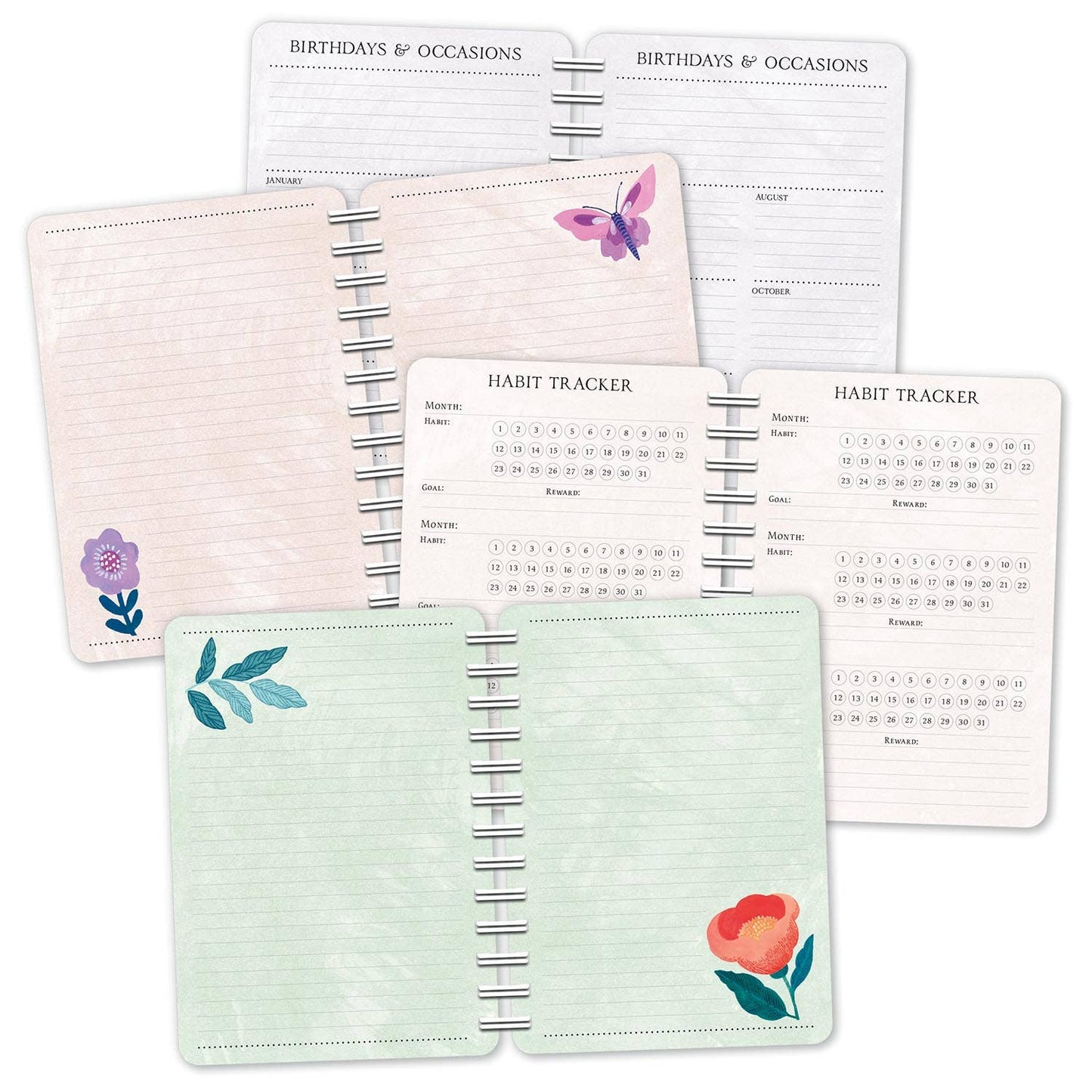 Flora & Fauna 2024 Weekly Planner by Malin Gyllensvaan