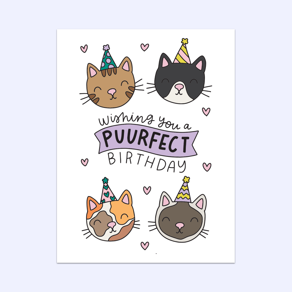 Wishing Your A Puurfect Birthday Card