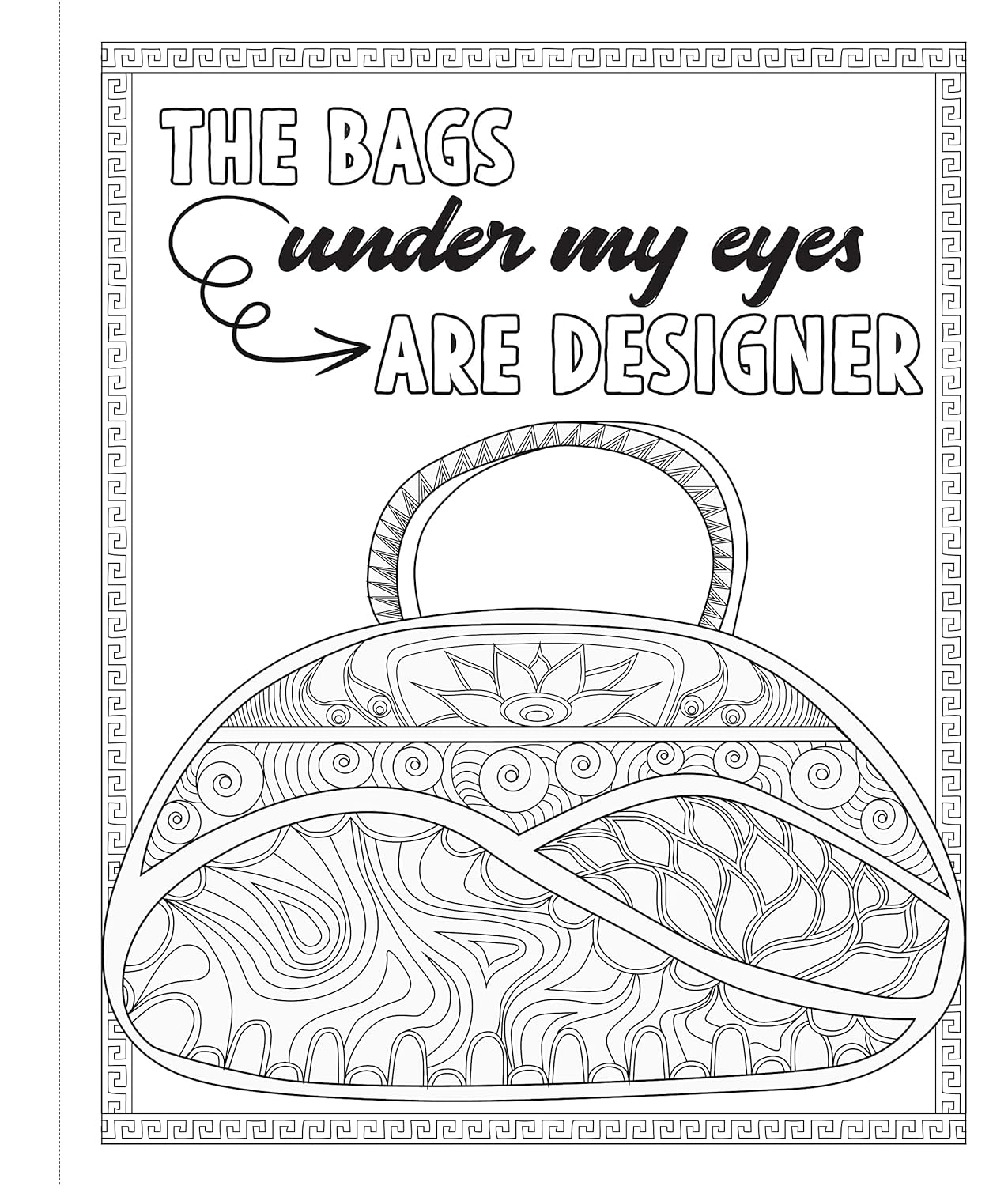 Too Glam To Give A Damn: A Sassy Coloring Book to Cheer You Up