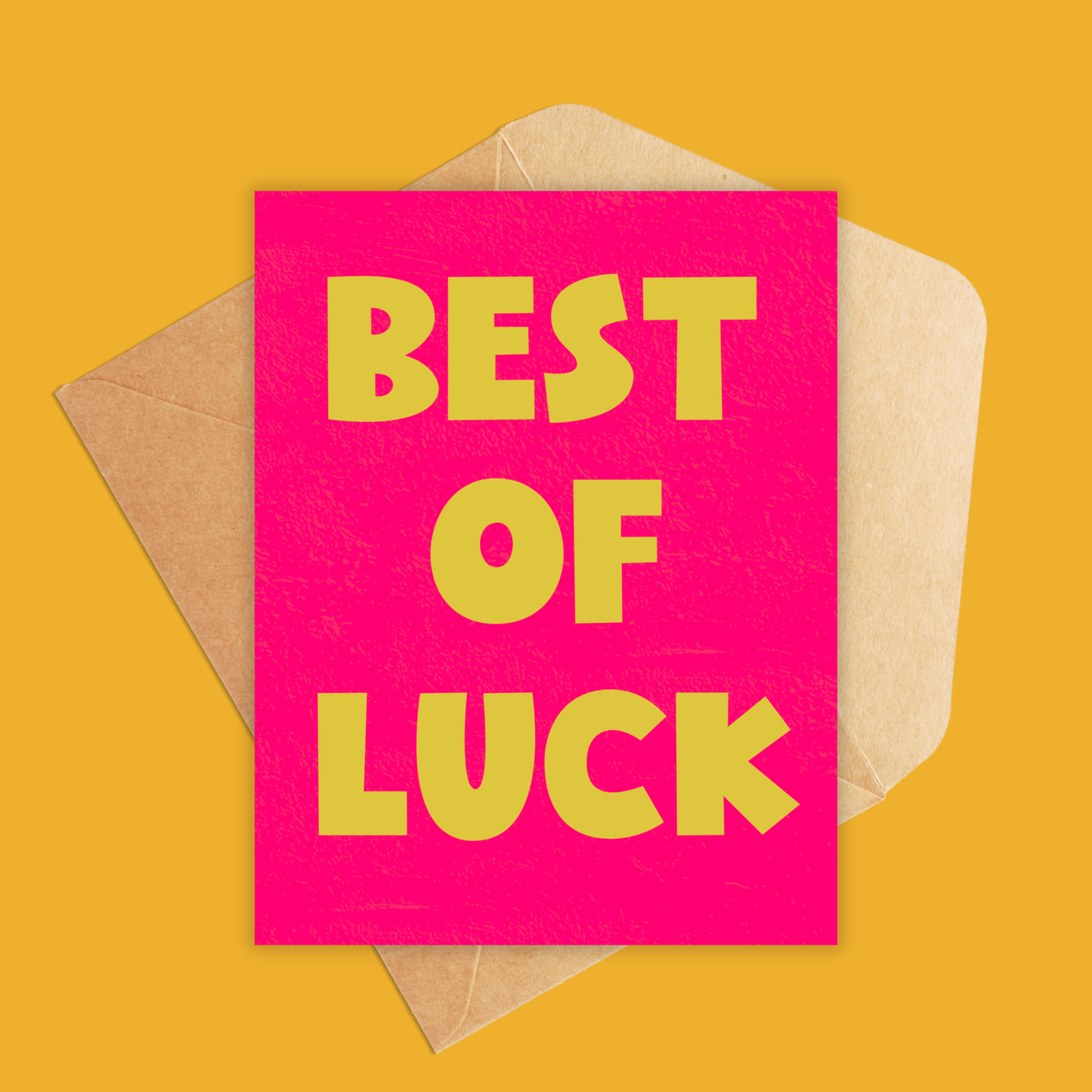 Best of Luck Greeting Card