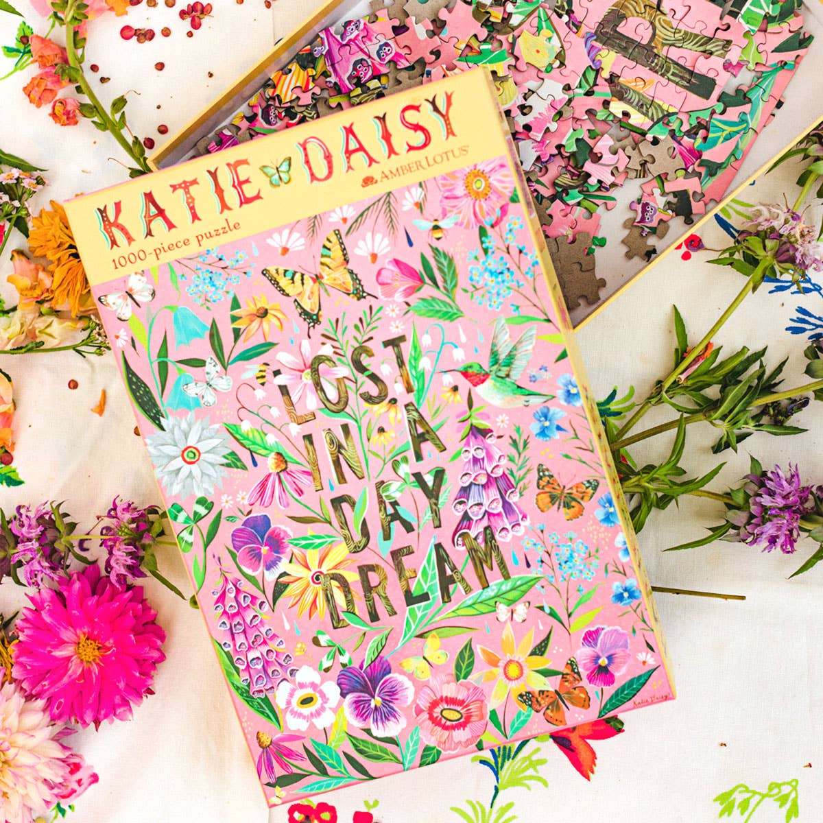Katie Daisy Jigsaw Puzzle: Lost in a Daydream