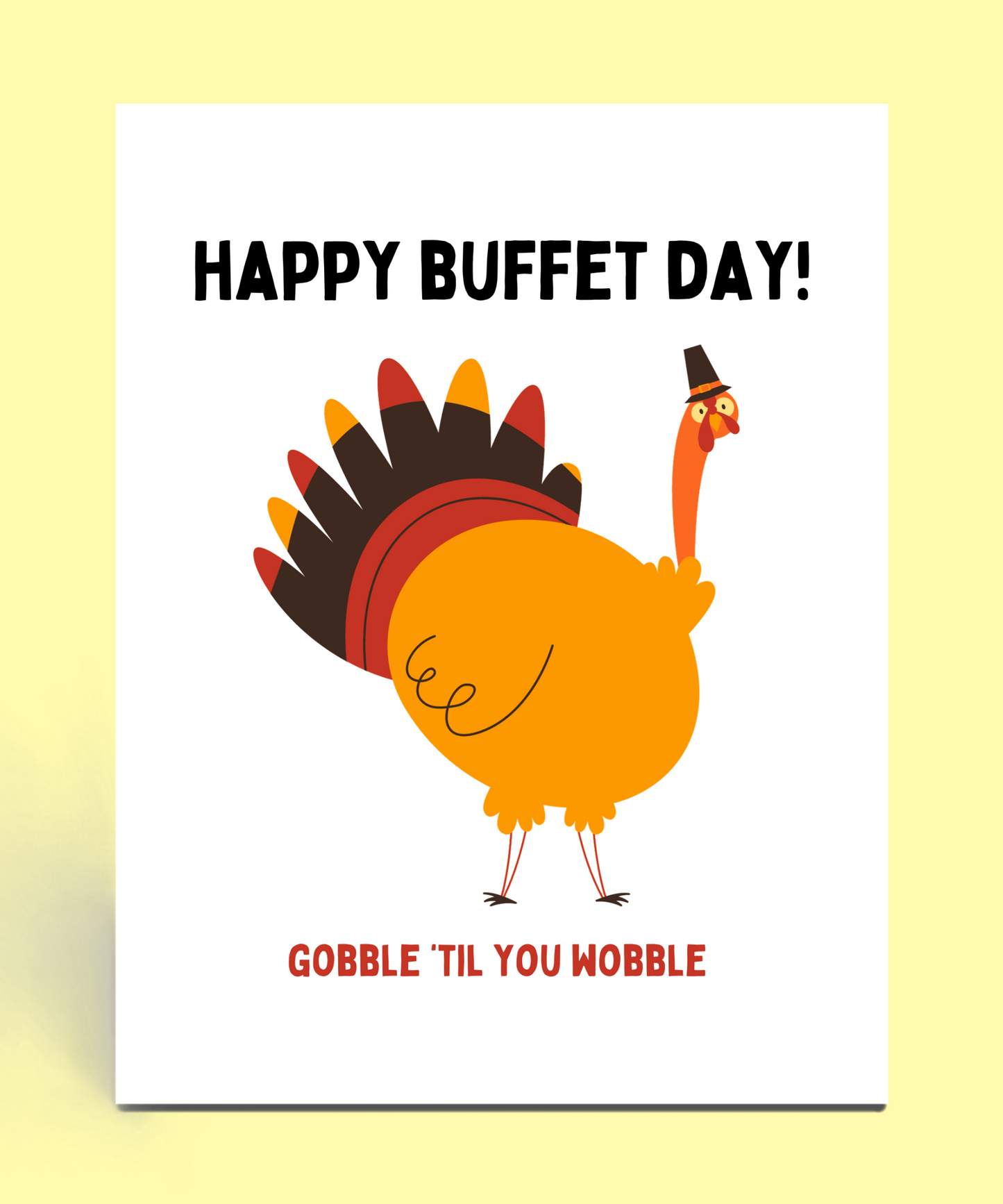 Gobble Wobble Card
