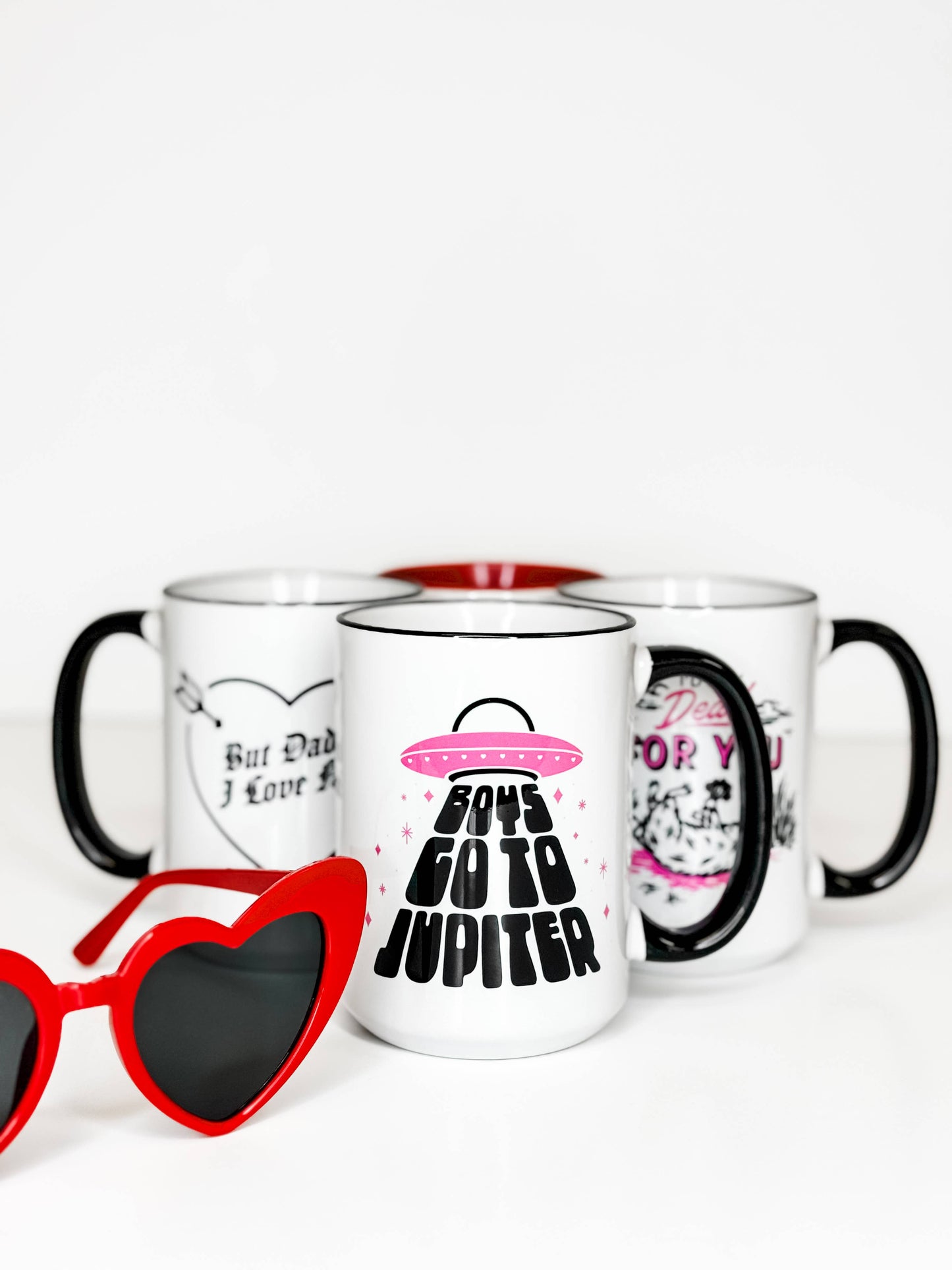 Boys Go to Jupiter Funny Coffee Mug, Valentine's Day Mug