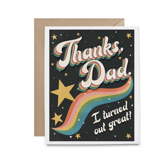Thanks Dad! I turned out great card