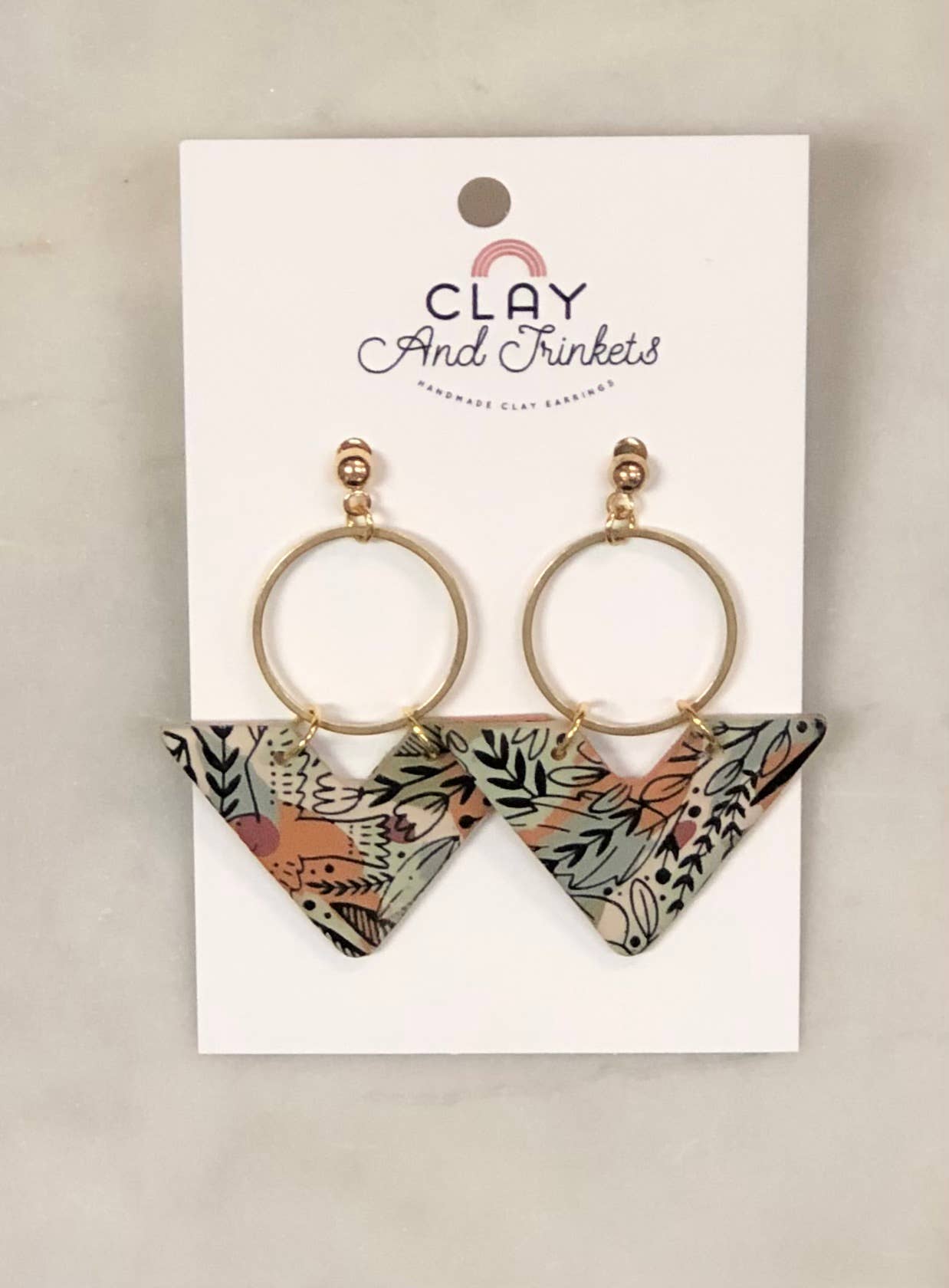 Olivia Botanical Dangle Earrings