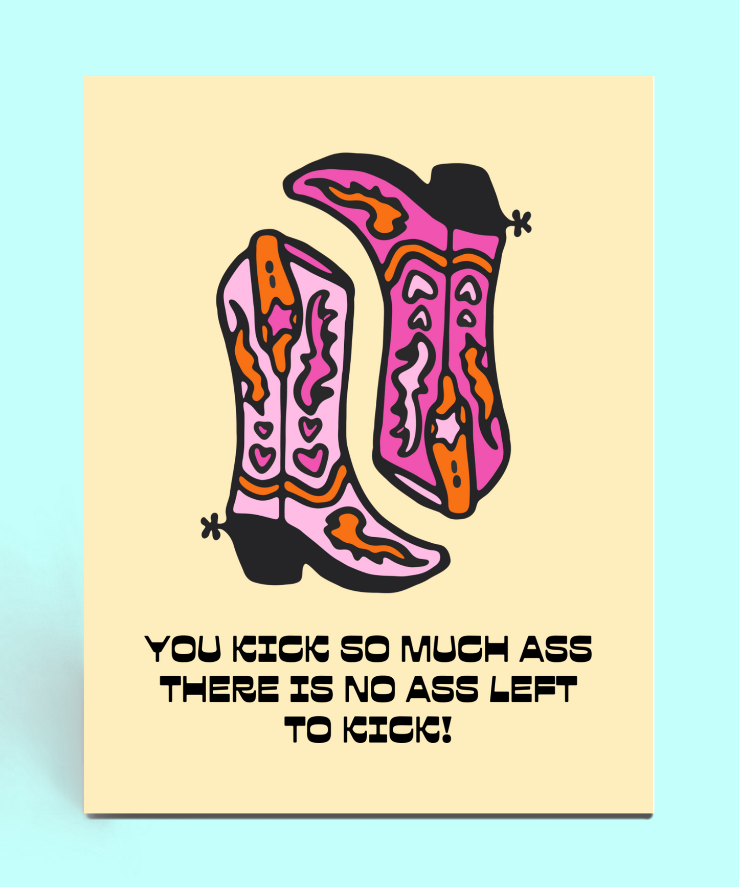 Kick So Much Ass Card