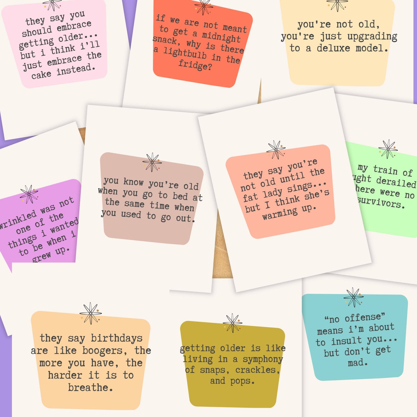 Funny Friend Card Old and Senile
