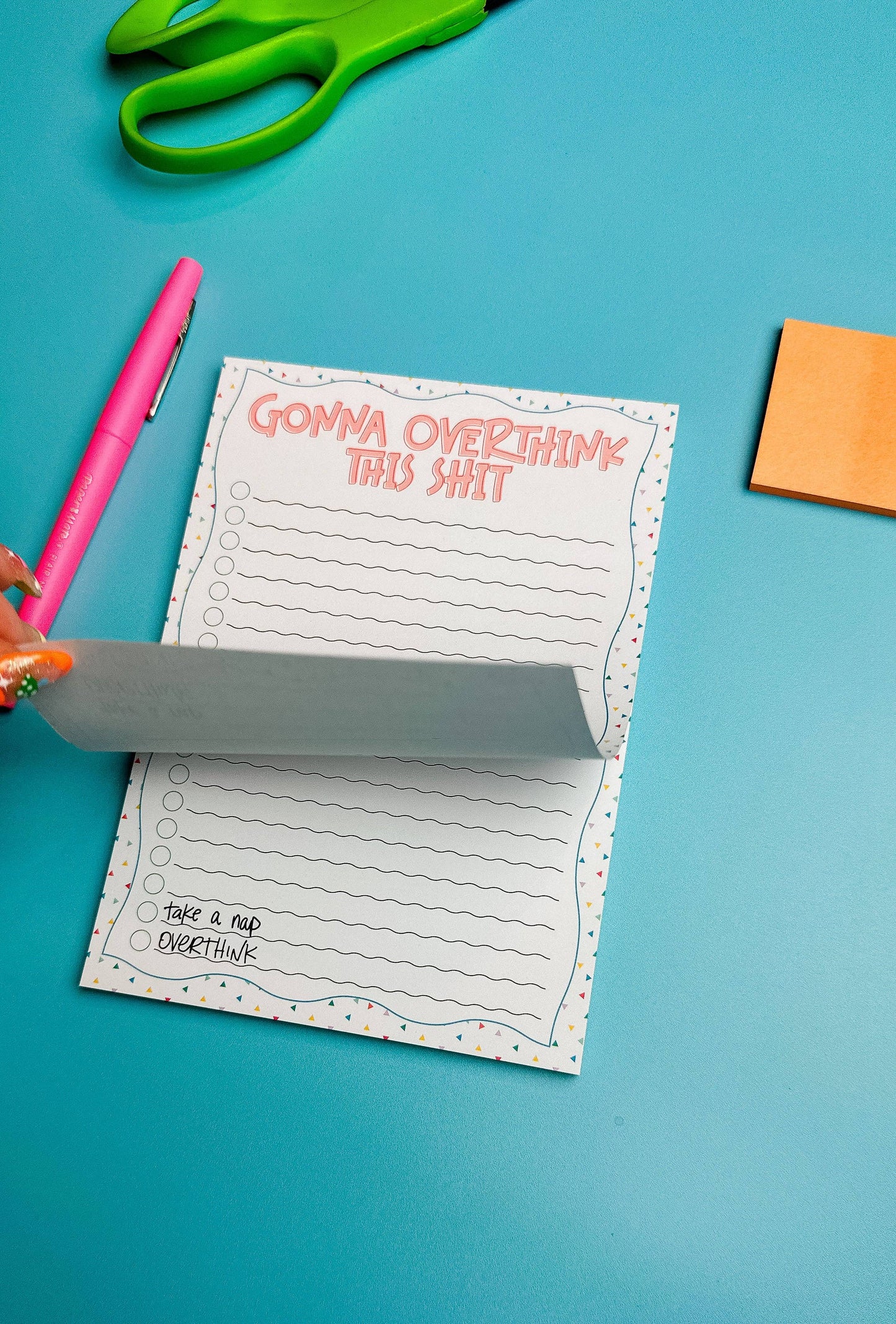Gonna Overthink This Shit Notepad
