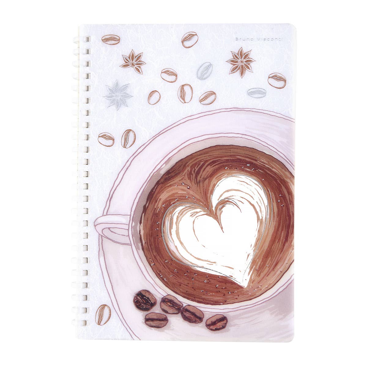 Medium Flex Spiral Notebook - Cappuccino