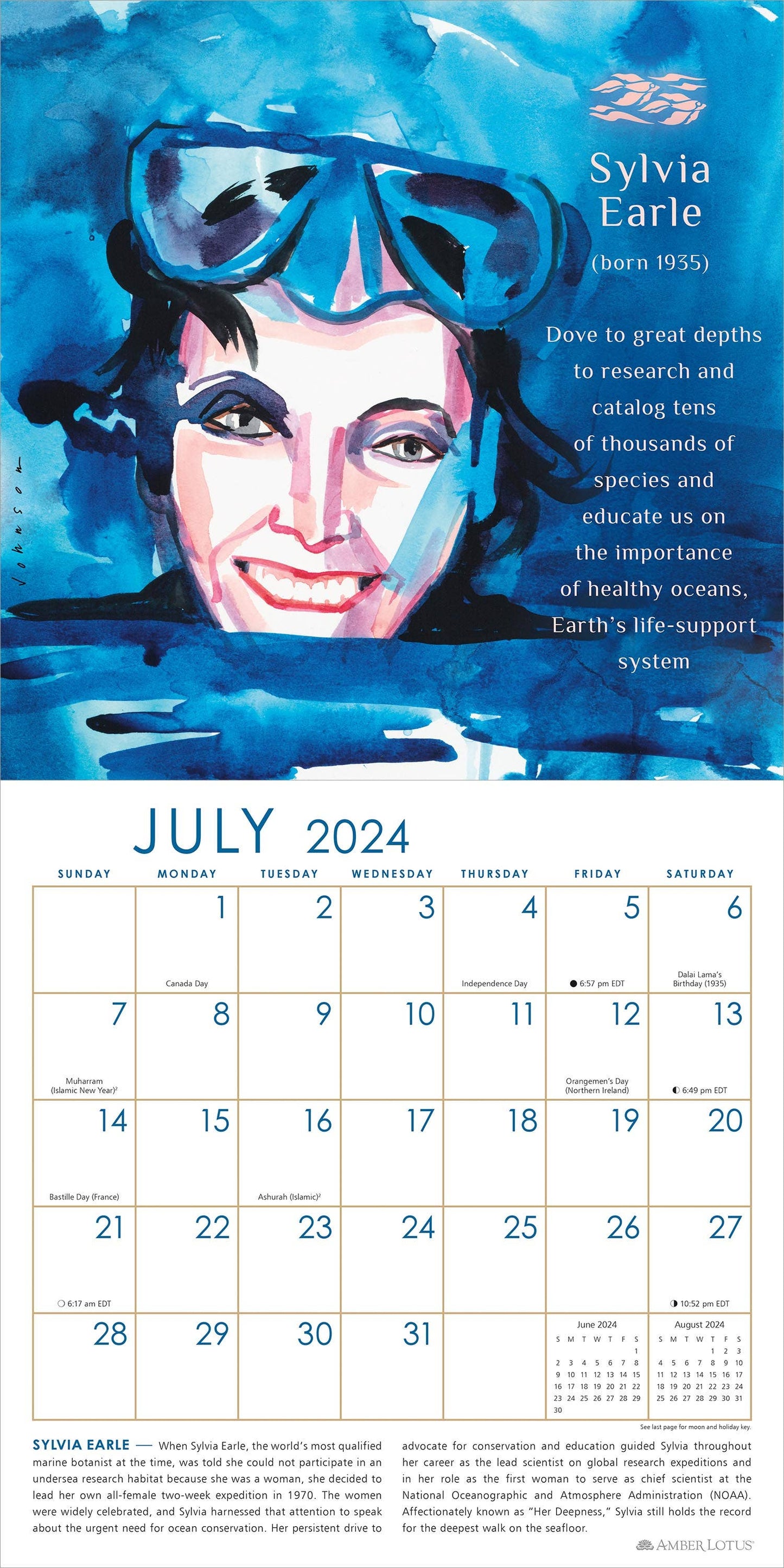 Women Who Rock Our World 2024 Wall Calendar