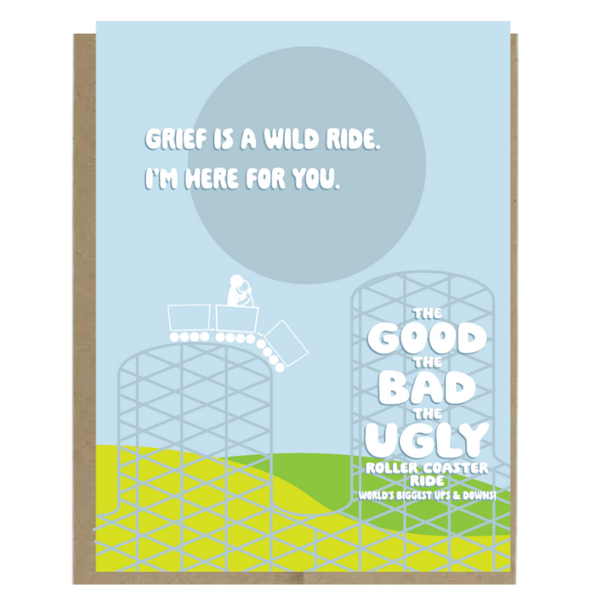 Grief is a Wild Ride Sympathy Card