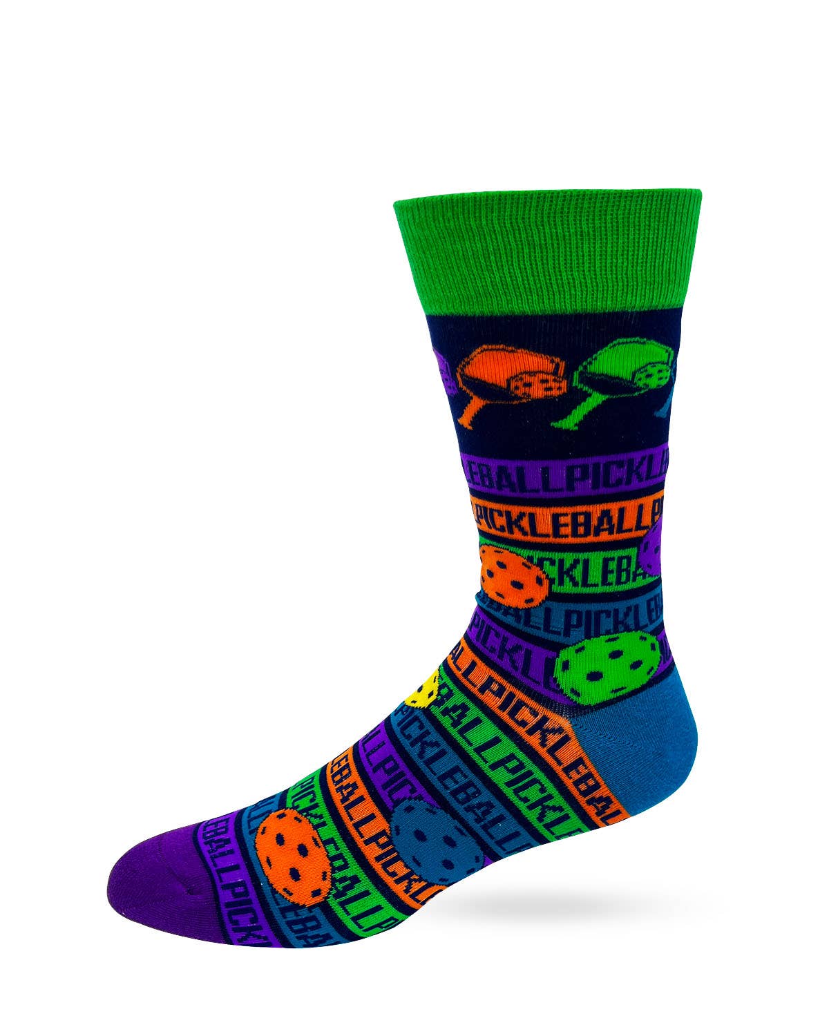 Hole-y Balls Men's Pickleball Novelty Crew Socks