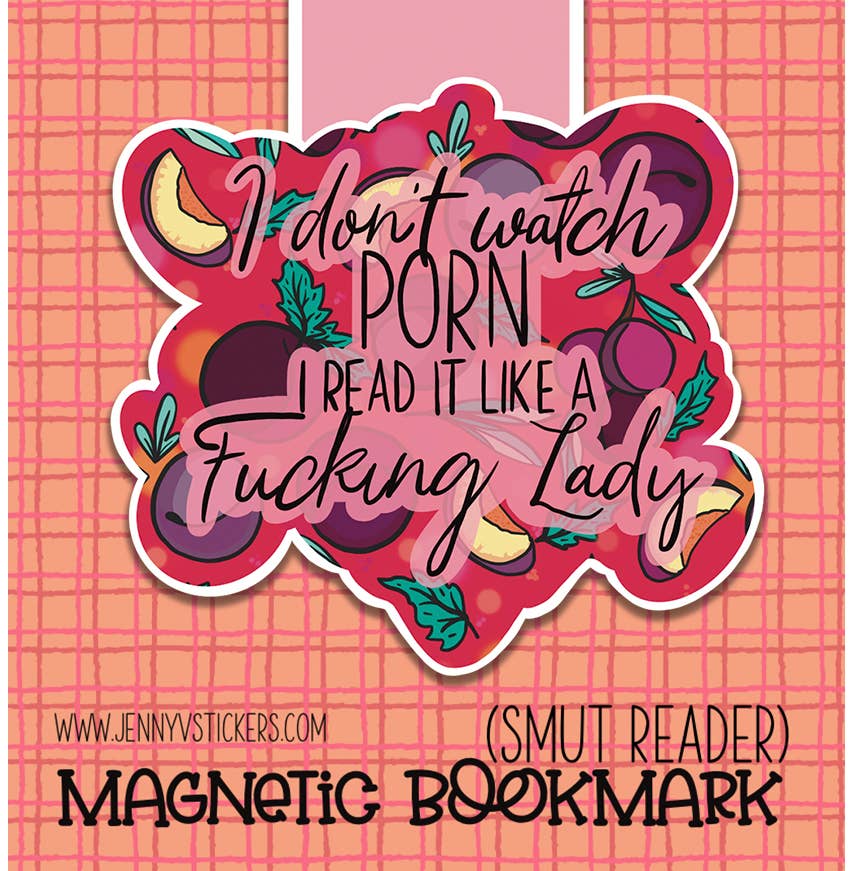 I Don't Watch P I Read It Magnetic Bookmark (Copy)
