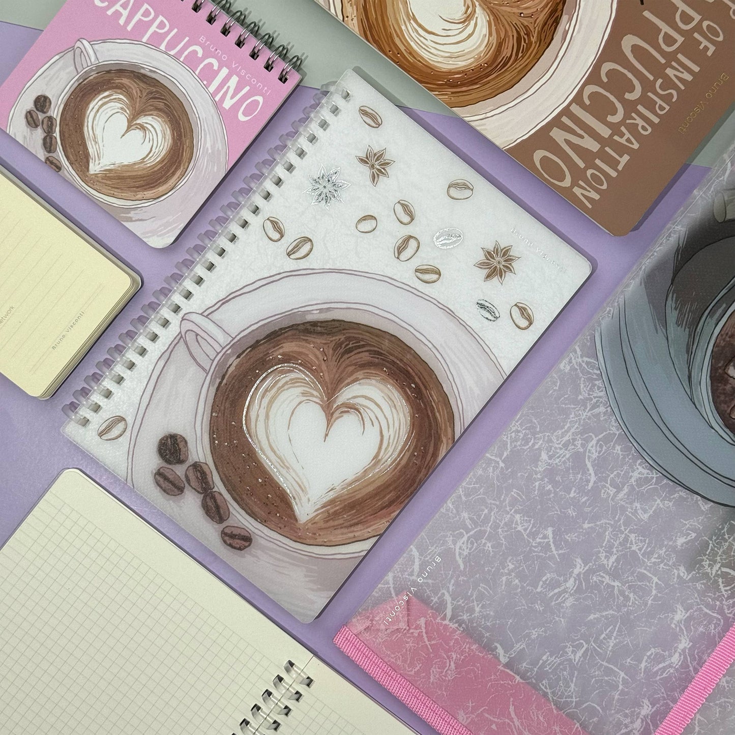 Medium Flex Spiral Notebook - Cappuccino