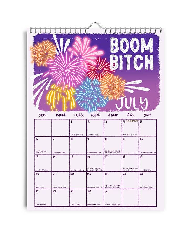 2025 Calendar - Here we Fucking Go Again (PRE-ORDER)