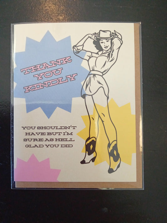 Thank You Kindly card