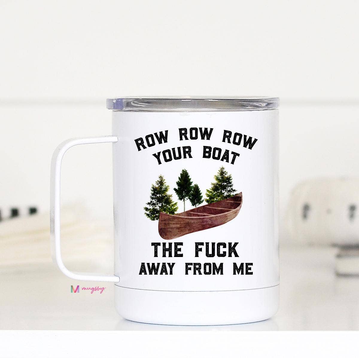 Row Row Row Your Boat Travel Cup With Handle