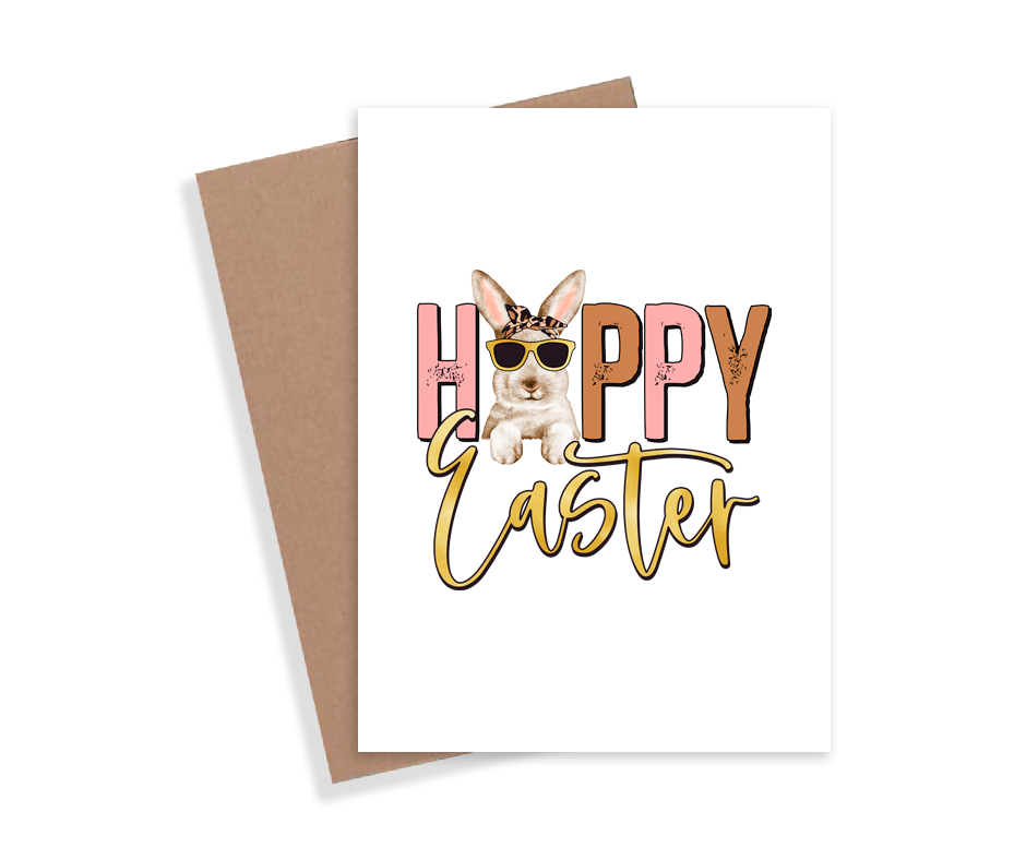 Bunny Sunglasses Easter Card
