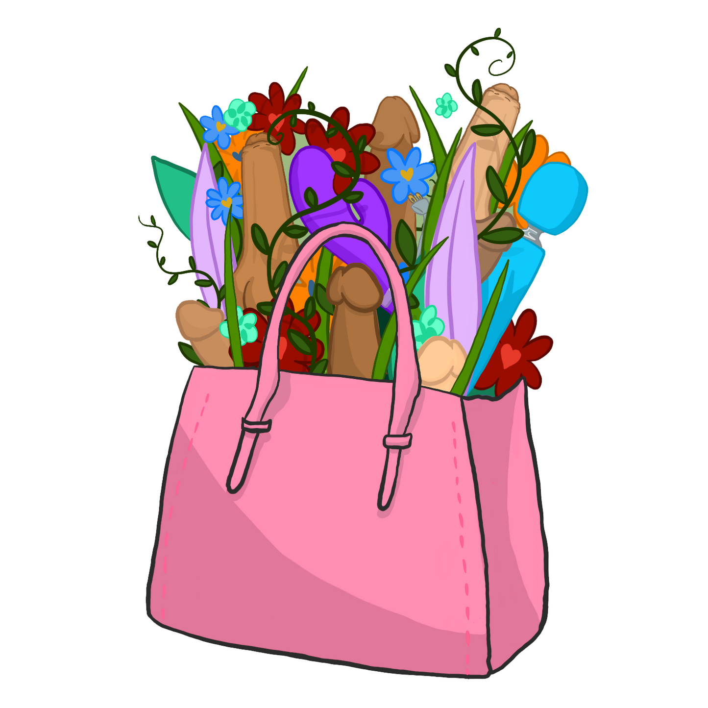 Bag of Dicks Sticker