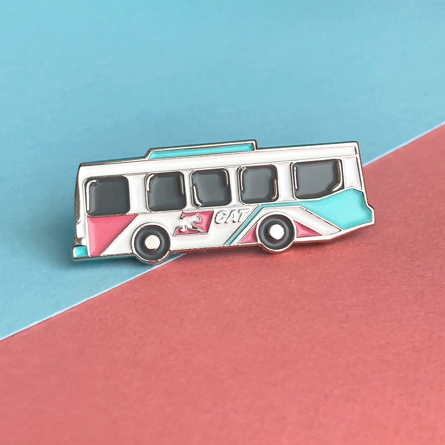 Cat Bus Pin