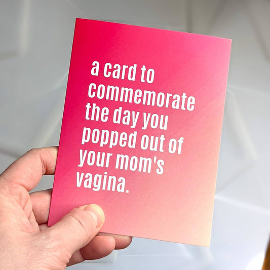 Popped Out Birthday Card