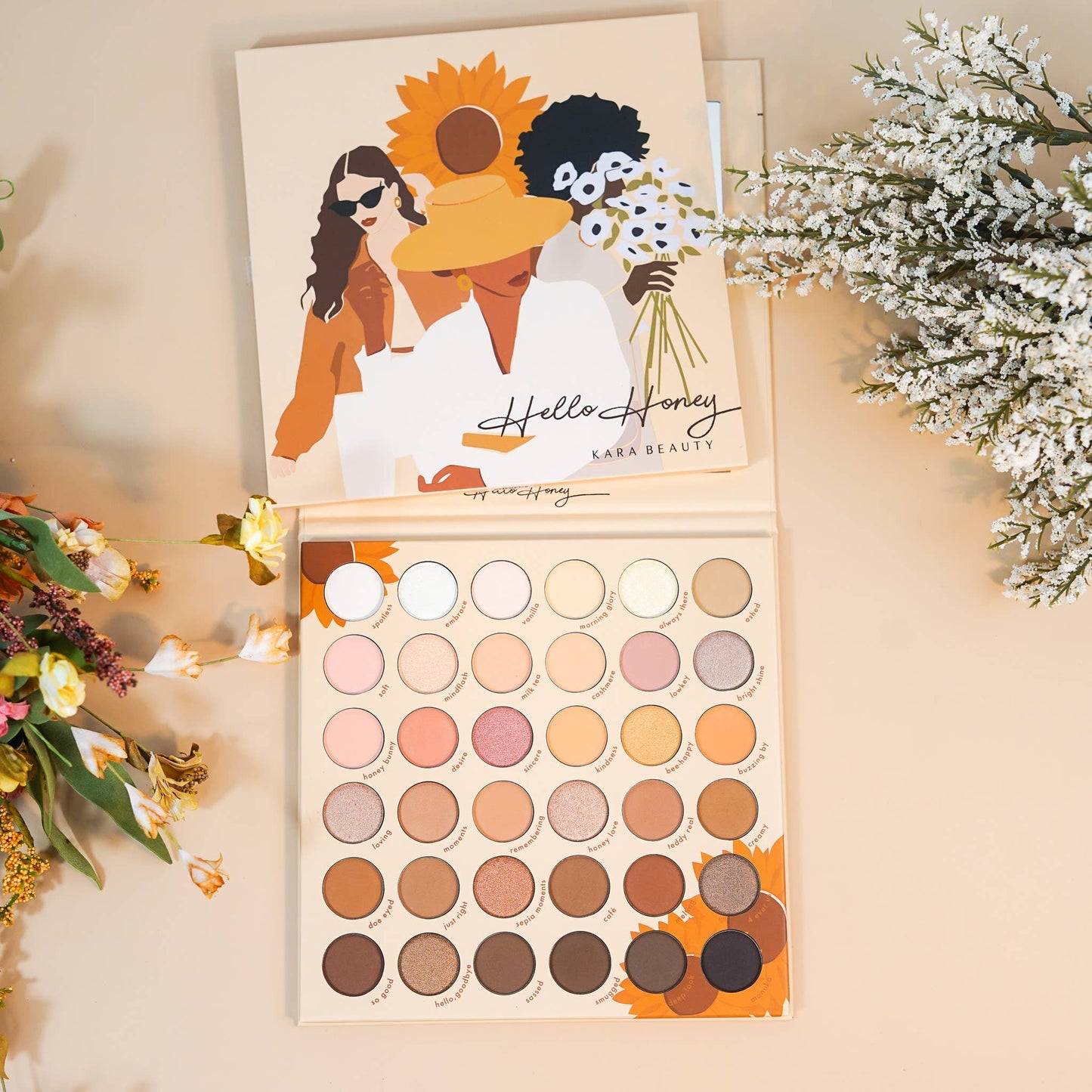 HELLO HONEY 36-Shade Creative Beauty Palette - VEGAN