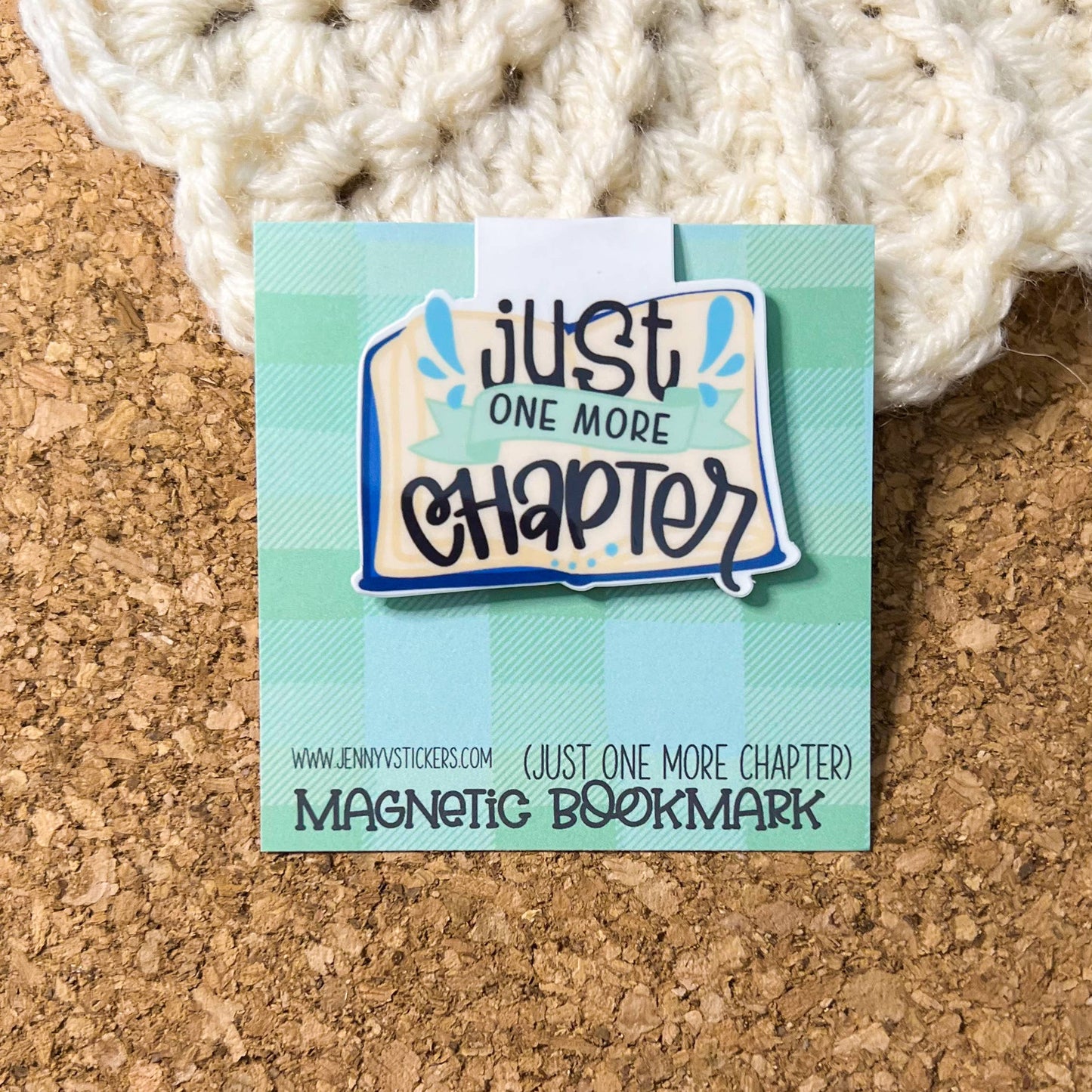 Just One More Chapter Magnetic Bookmark