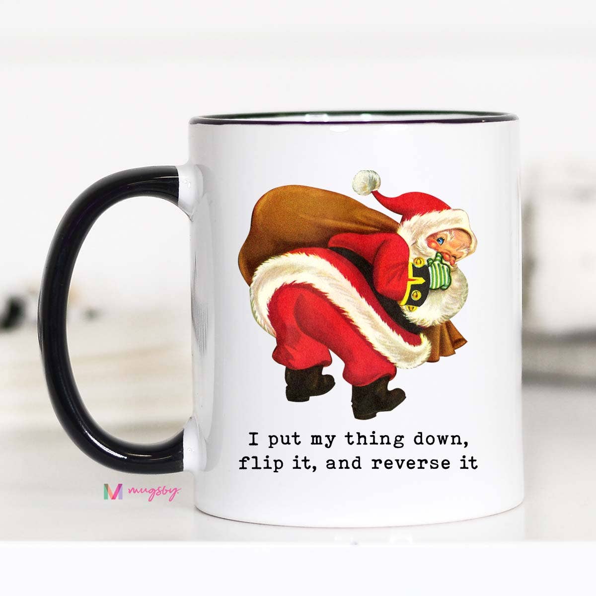 Flip It and Reverse It Christmas Mug