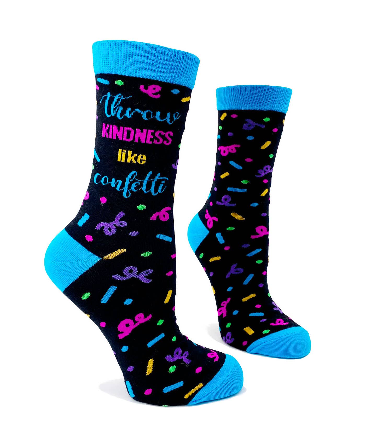 Throw Kindness Like Confetti Women's Crew Socks